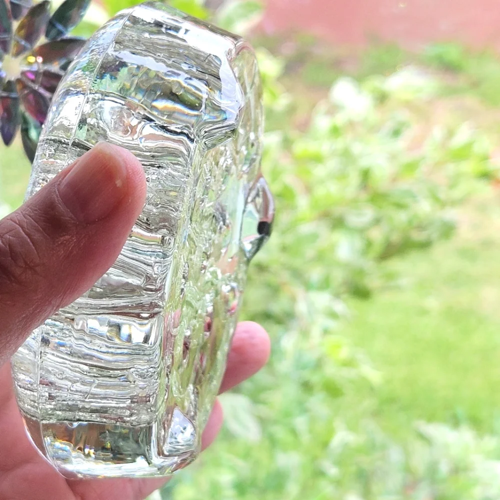 Flower Frog Glass Vintage Lot Of 2 Floral Flower Placement For Vase A+ Condition - Picture 6 of 9